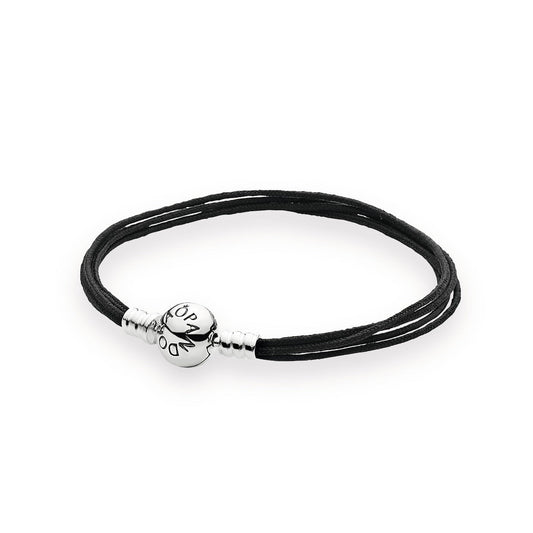 Black Multi-Strand Bracelet Premium Fashion Jewelry Gift Collection