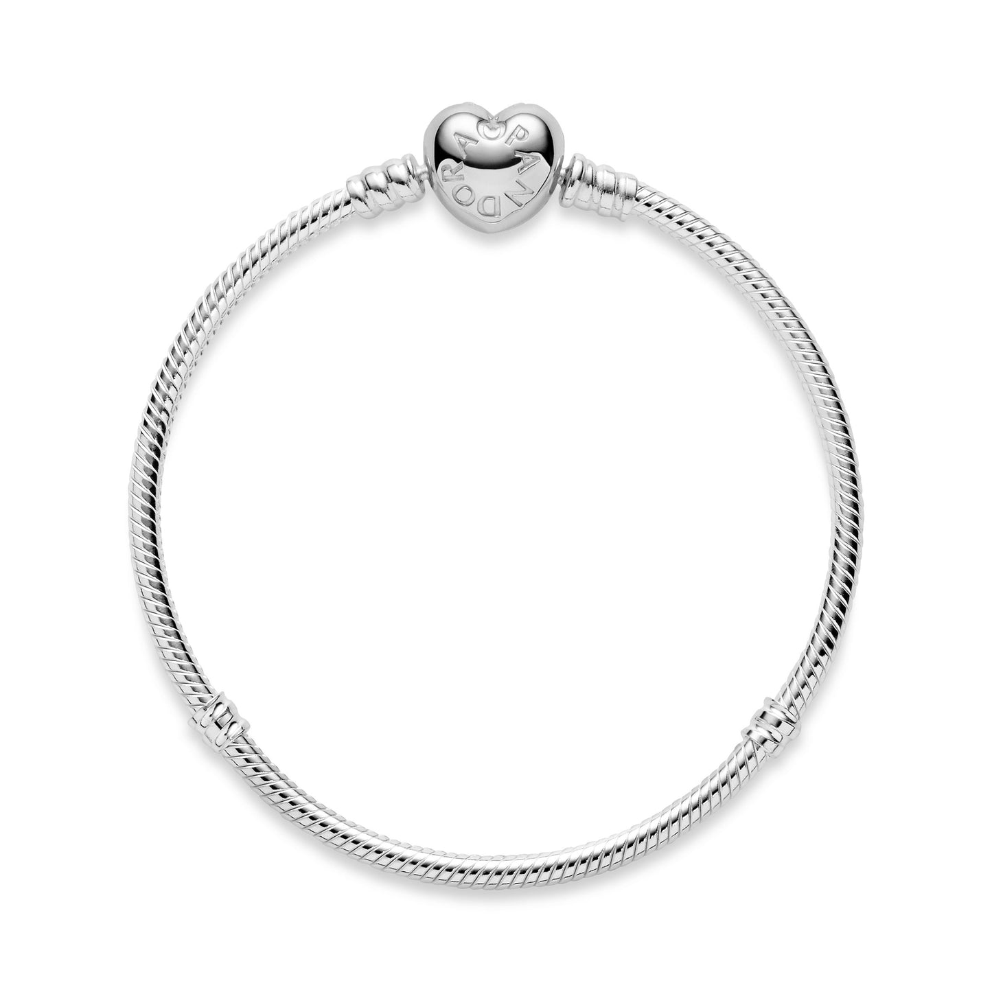 Pandora Moments Heart Clasp Snake Chain Bracelet Premium Fashion Jewelry Gift Collection