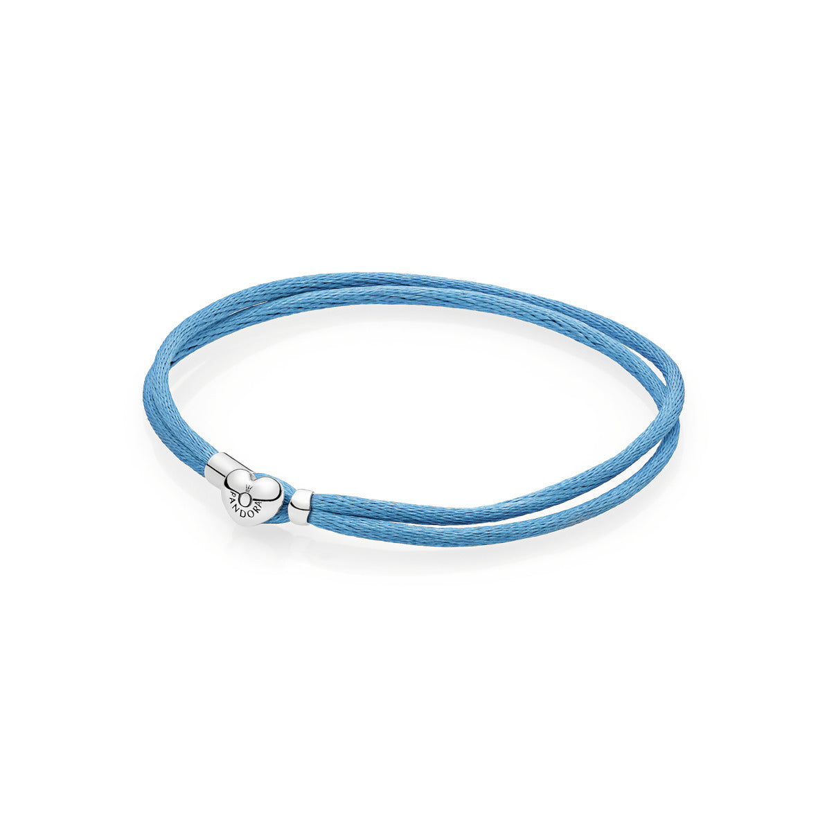 Pandora Moments Fabric Cord Bracelet, Turquoise Premium Fashion Jewelry Gift Collection