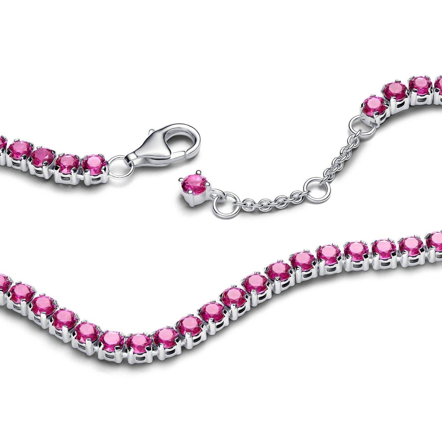Sparkling Pink Tennis Bracelet Premium Fashion Jewelry Gift Collection