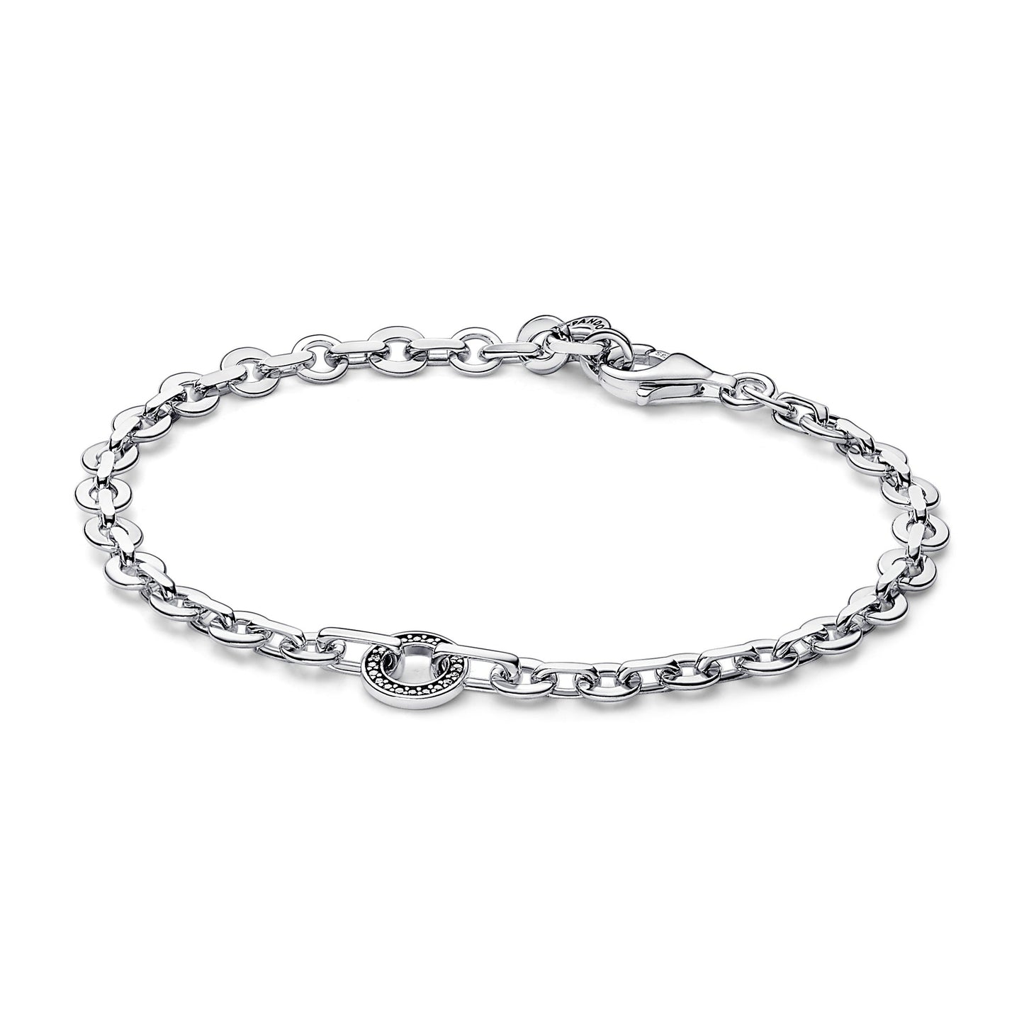 Pandora Signature Pavé Bold Chain Bracelet Premium Fashion Jewelry Gift Collection
