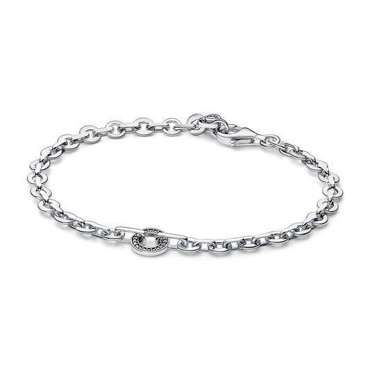 Pandora Signature Pavé Bold Chain Bracelet Premium Fashion Jewelry Gift Collection