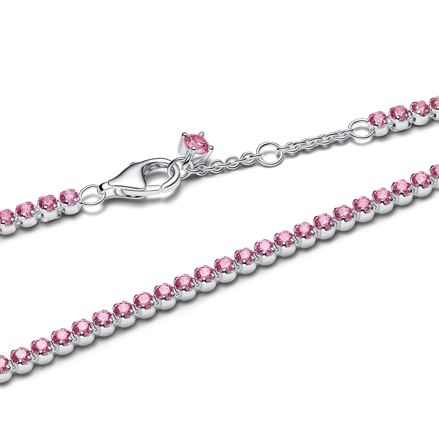 Pink Small Tennis Bracelet Premium Fashion Jewelry Gift Collection