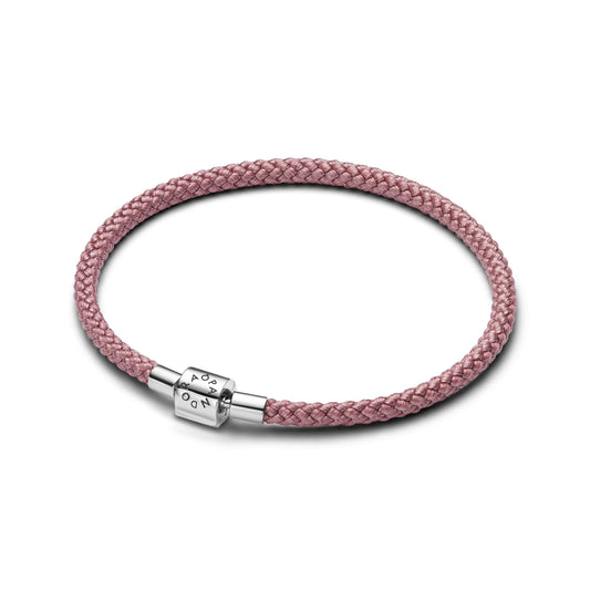 Shimmering Pink Cord Bracelet Premium Fashion Jewelry Gift Collection