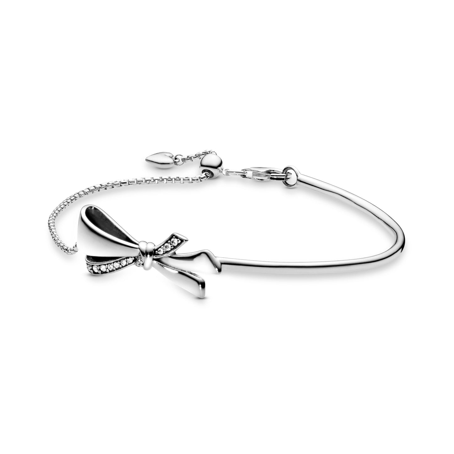 Sparkling Bow Slider Bracelet Premium Fashion Jewelry Gift Collection