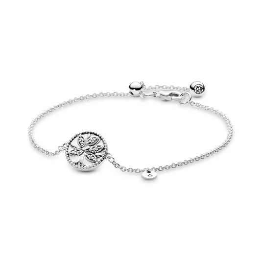 Sparkling Family Tree Slider Bracelet Premium Fashion Jewelry Gift Collection