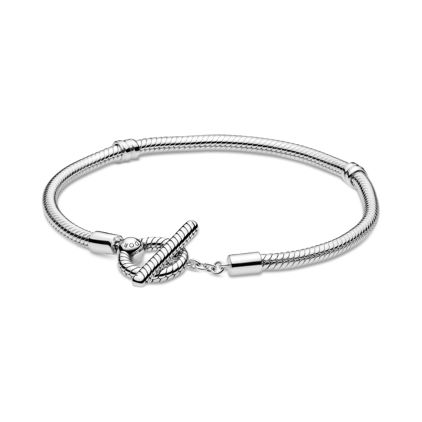Pandora Moments T-Bar Snake Chain Bracelet Premium Fashion Jewelry Gift Collection