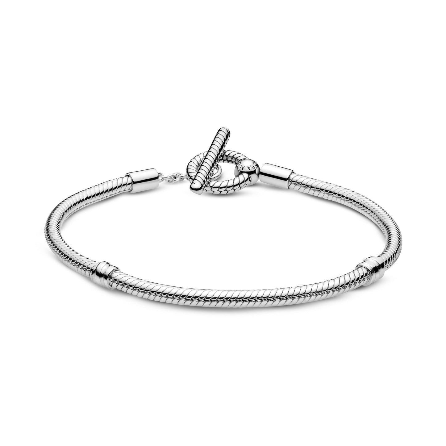 Pandora Moments T-Bar Snake Chain Bracelet Premium Fashion Jewelry Gift Collection