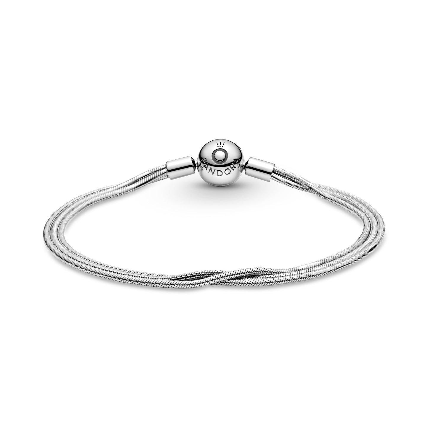 Pandora Moments Multi Snake Sterling Silver Chain Bracelet Premium Fashion Jewelry Gift Collection