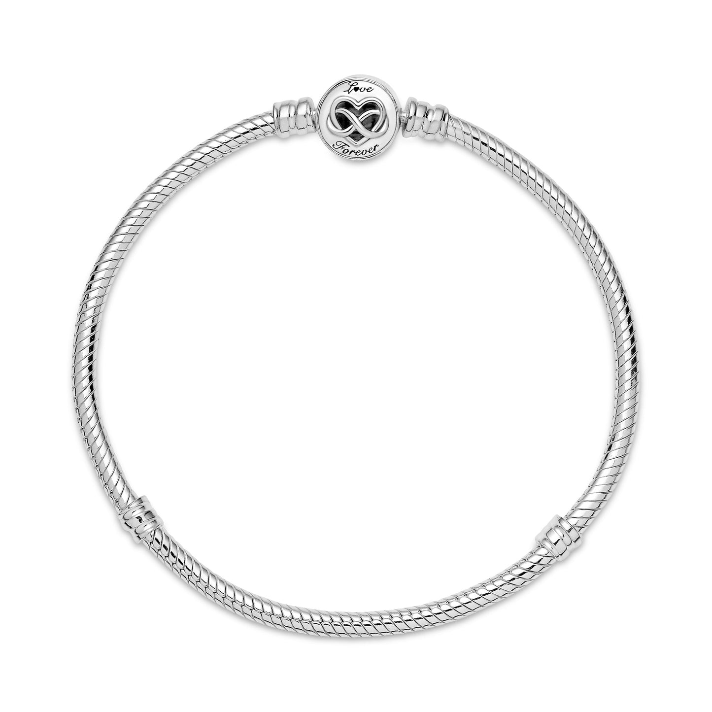 Pandora Moments Heart Infinity Clasp Snake Chain Bracelet Premium Fashion Jewelry Gift Collection