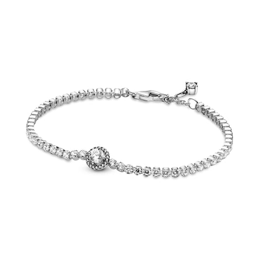 Sparkling Halo Tennis Bracelet Premium Fashion Jewelry Gift Collection