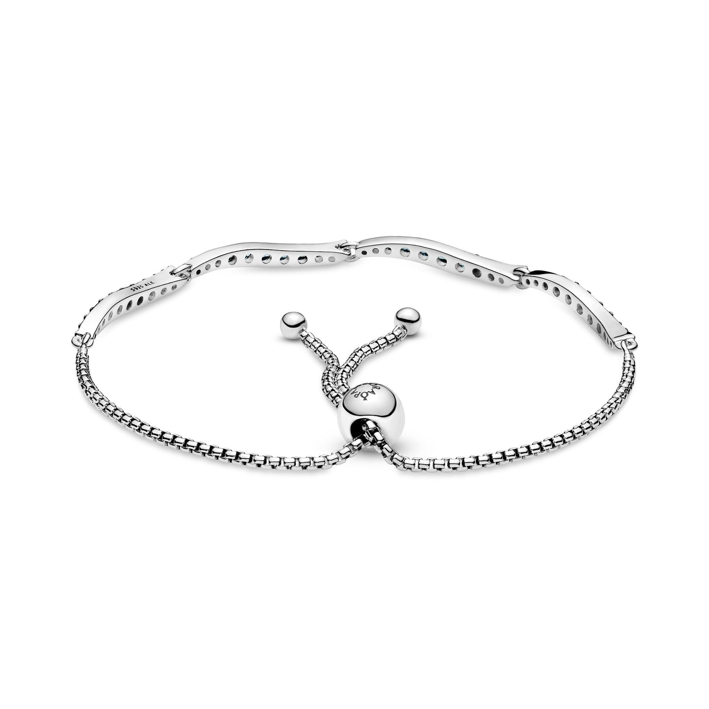 Blue Wavy Slider Bracelet Premium Fashion Jewelry Gift Collection