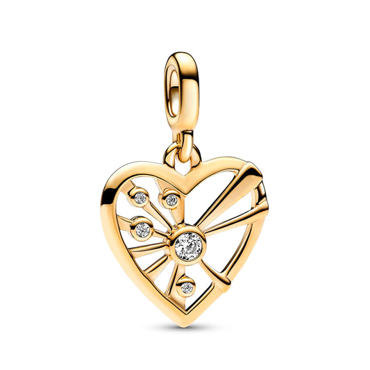 Pandora ME Heart & Rays Medallion Premium Fashion Jewelry Gift Collection