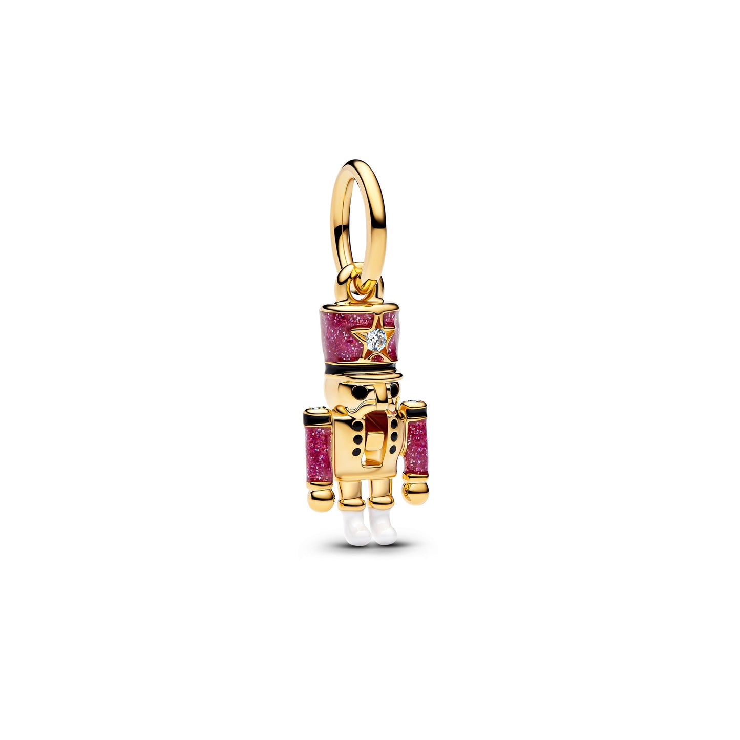 Moveable Nutcracker Dangle Charm Premium Fashion Jewelry Gift Collection