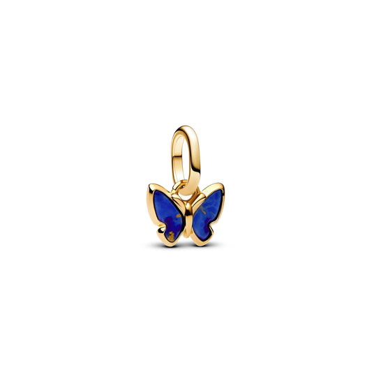 Blue Butterfly Mini Dangle Charm Premium Fashion Jewelry Gift Collection