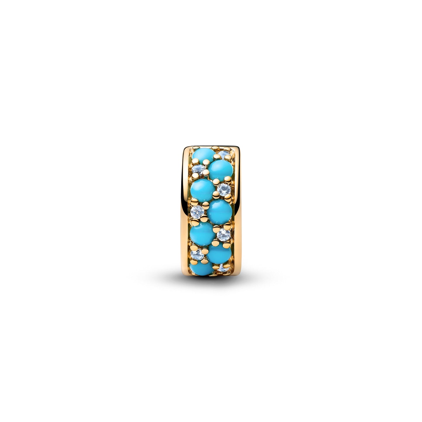 Aqua Blue Clip Charm Premium Fashion Jewelry Gift Collection