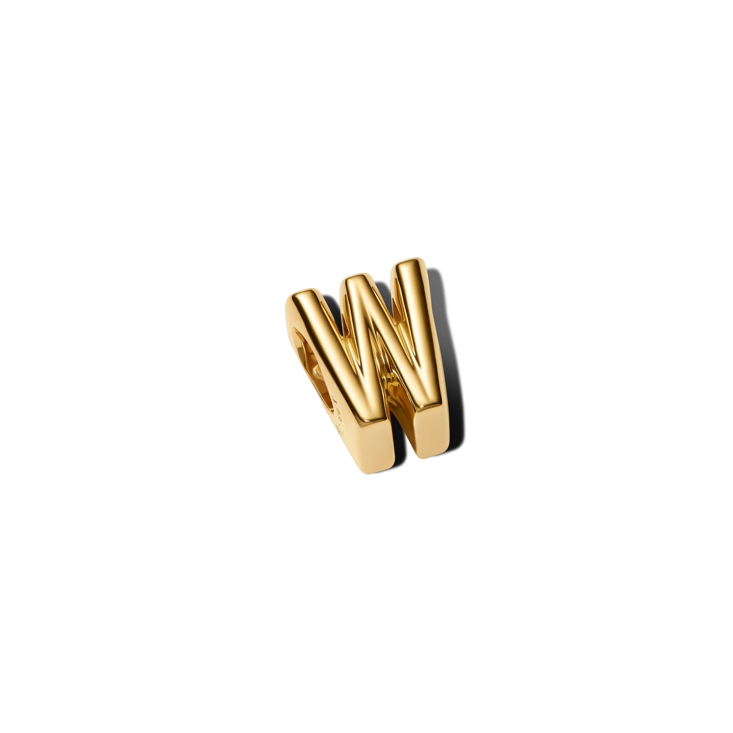 Letter W Alphabet Charm Premium Fashion Jewelry Gift Collection