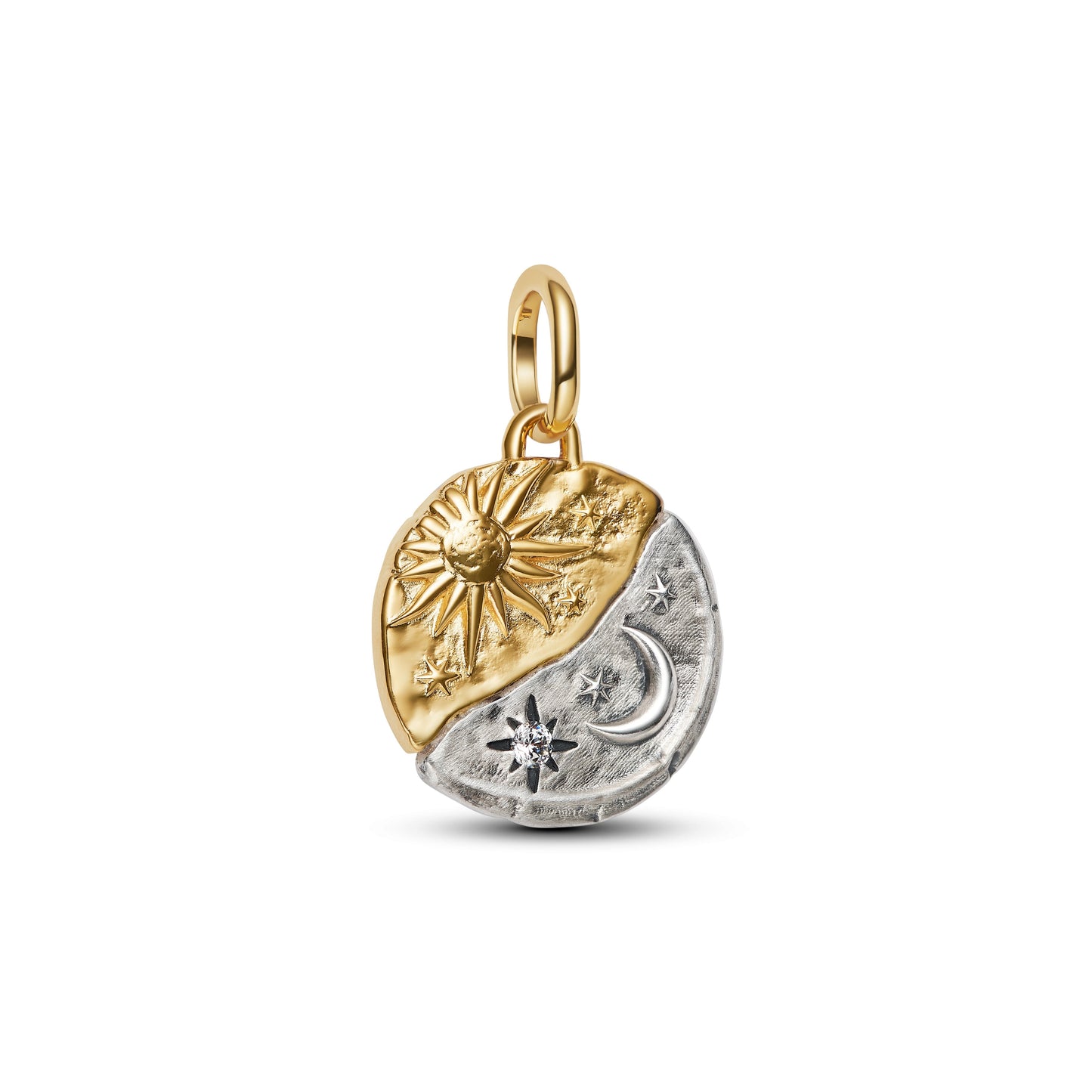 Sun and Moon Medallion Charm Premium Fashion Jewelry Gift Collection