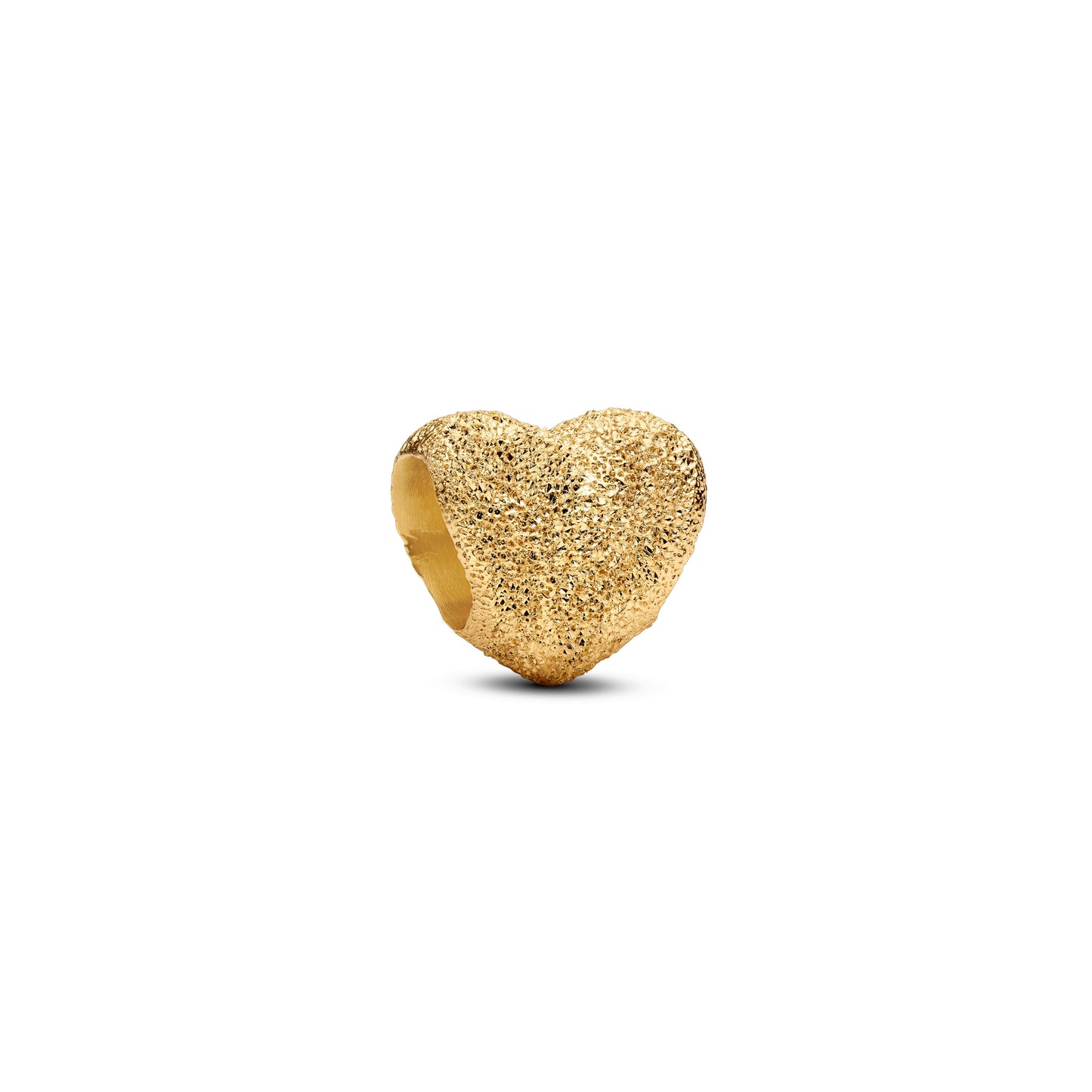 Textured Heart Mini Charm Premium Fashion Jewelry Gift Collection