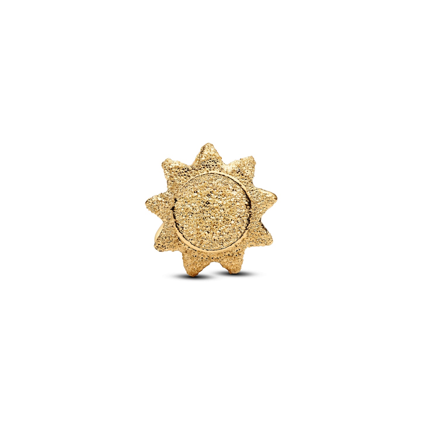 Textured Sun Mini Charm Premium Fashion Jewelry Gift Collection