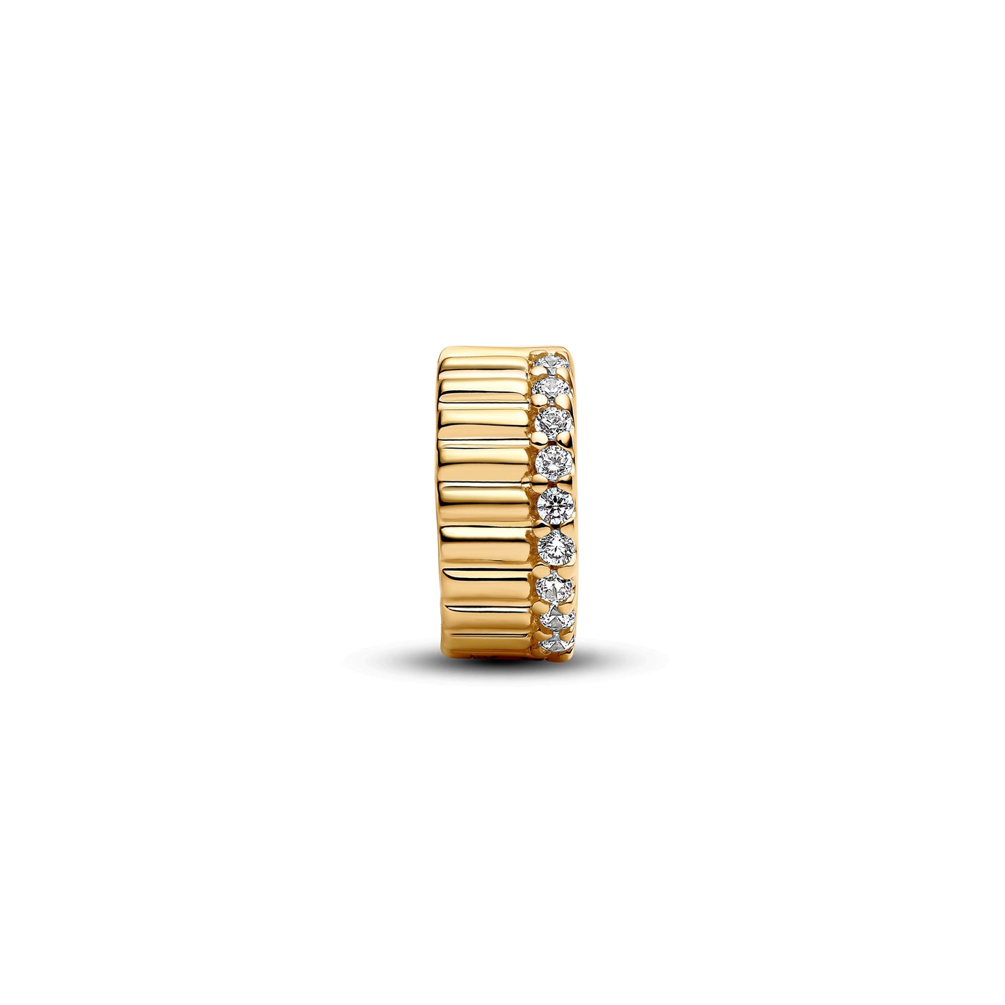 Ribbed Clip Charm Premium Fashion Jewelry Gift Collection
