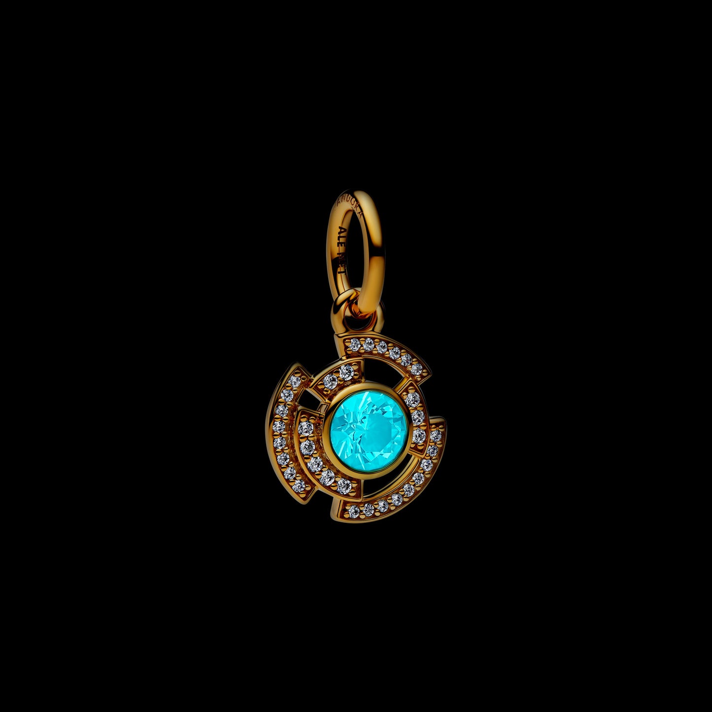 Marvel Iron Man Arc Reactor Dangle Charm Premium Fashion Jewelry Gift Collection