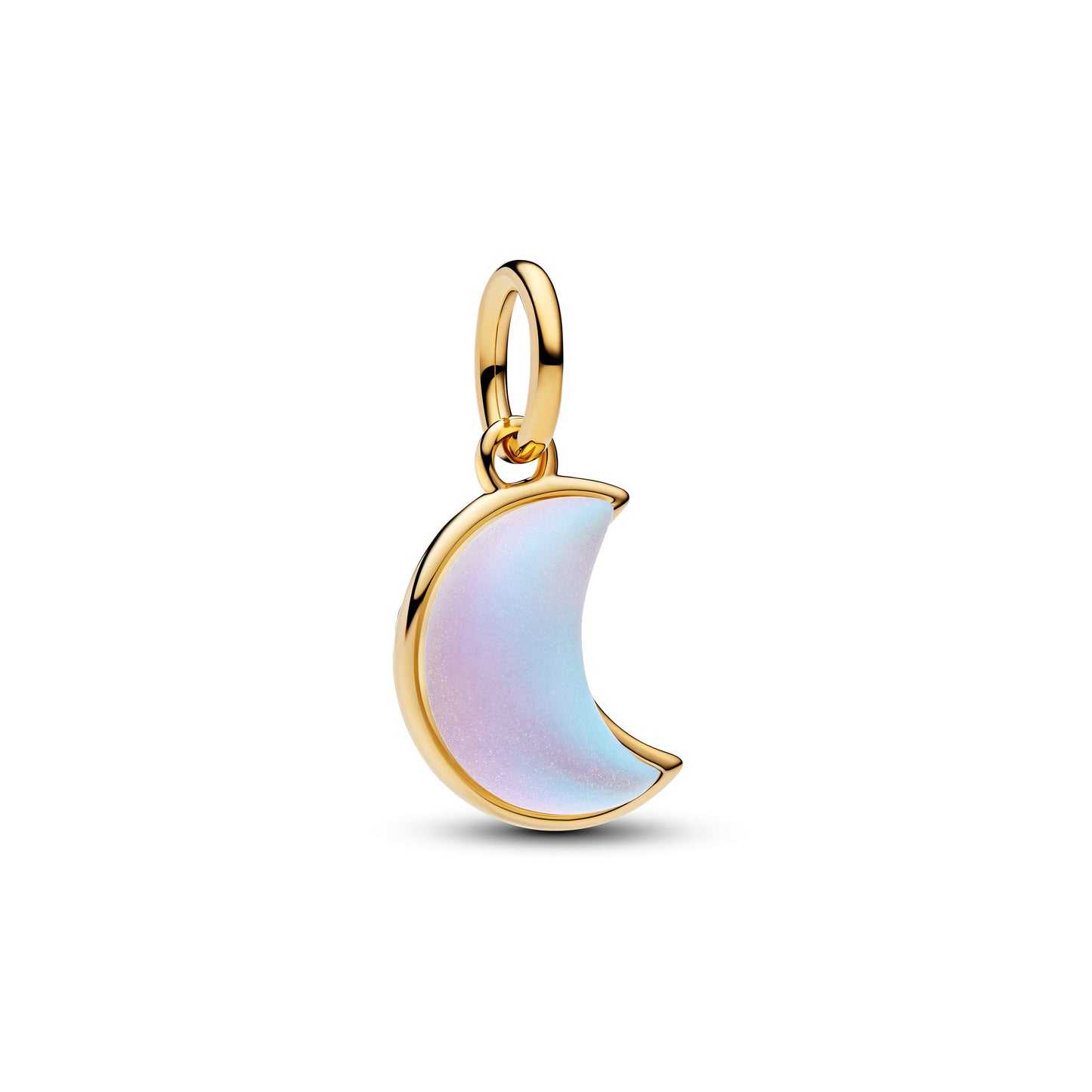 Sparkling Crescent Moon Dangle Charm Premium Fashion Jewelry Gift Collection
