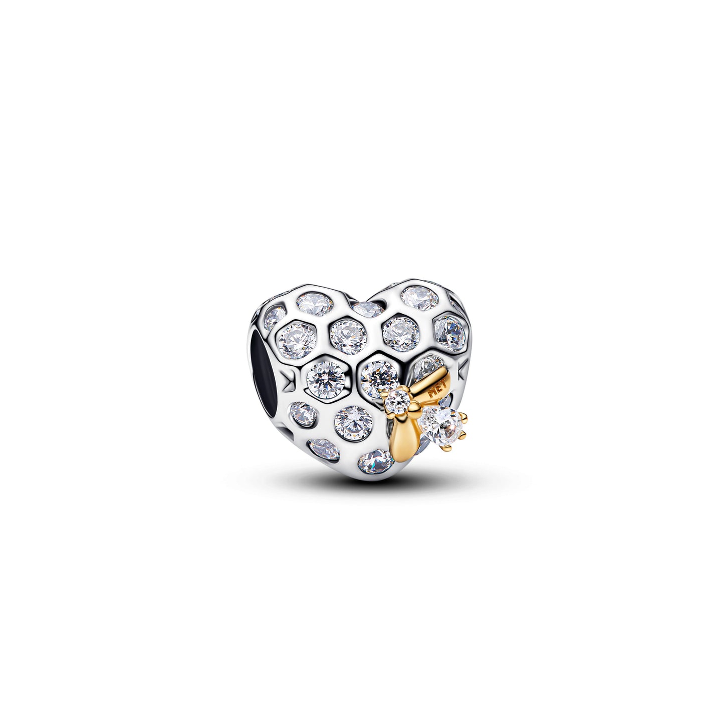 Bridgerton Honeycomb & Bee Heart Charm Premium Fashion Jewelry Gift Collection