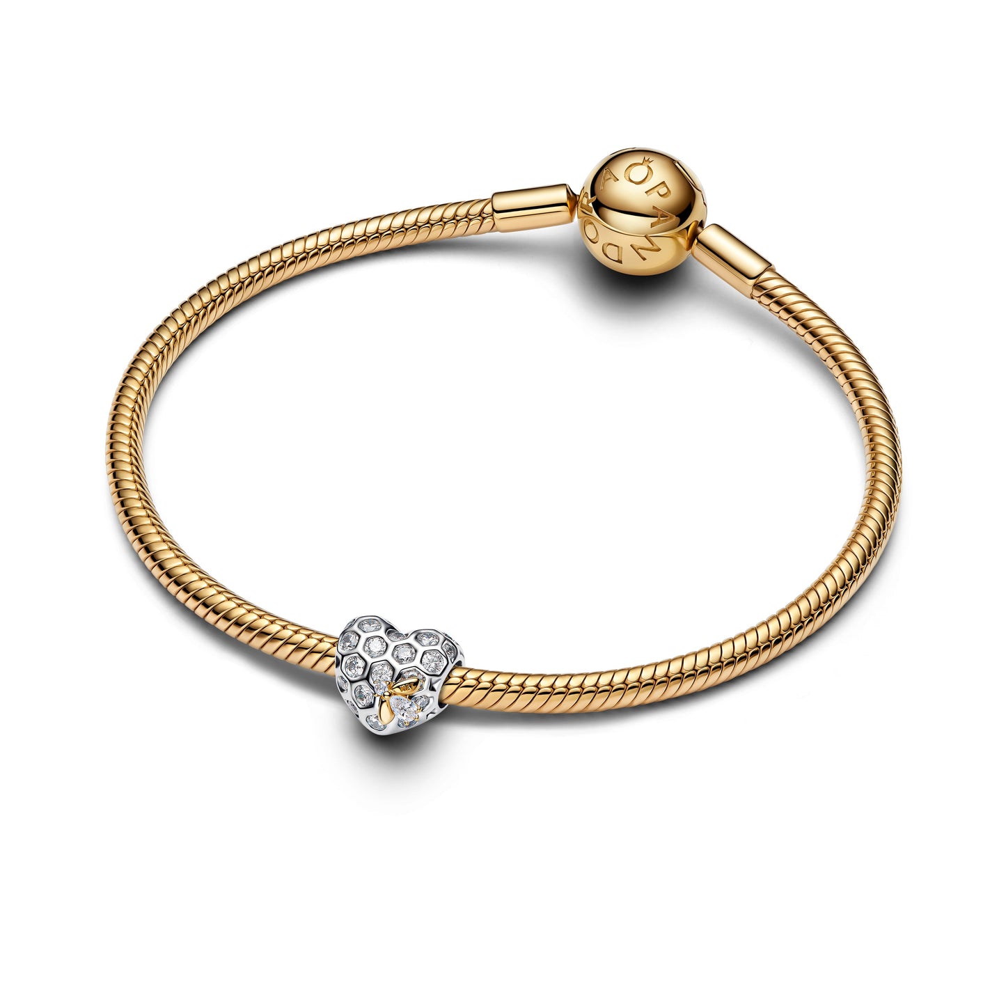 Bridgerton Honeycomb & Bee Heart Charm Premium Fashion Jewelry Gift Collection