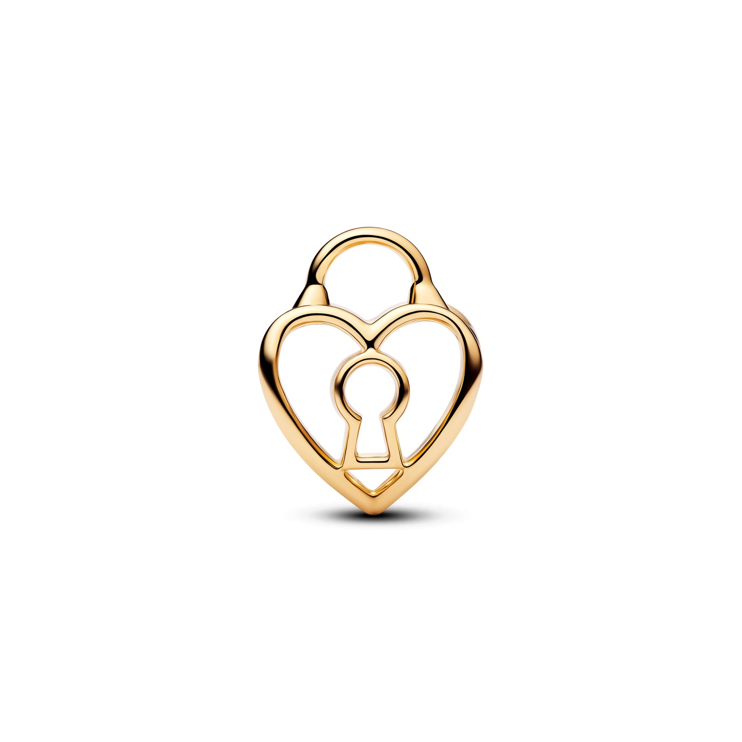 Openwork Heart Padlock Charm Premium Fashion Jewelry Gift Collection