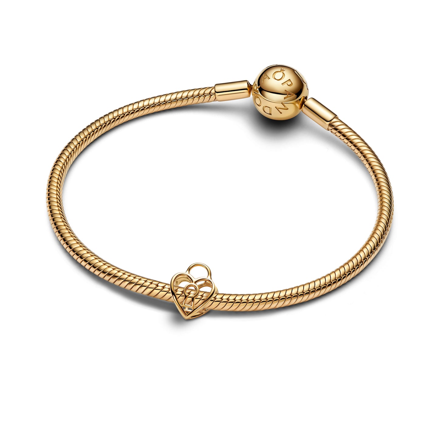 Openwork Heart Padlock Charm Premium Fashion Jewelry Gift Collection