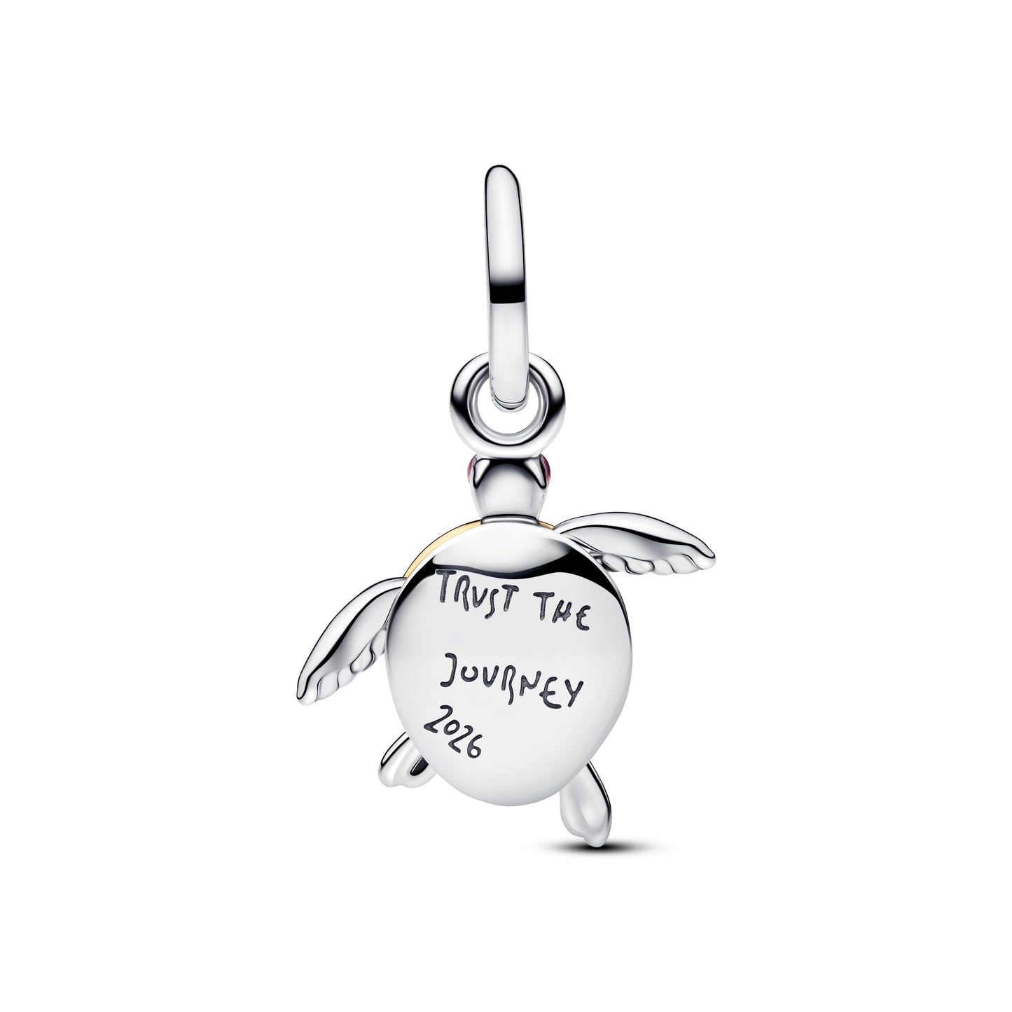 2026 Pink Sea Turtle Lab-grown Diamond Dangle Charm Premium Fashion Jewelry Gift Collection