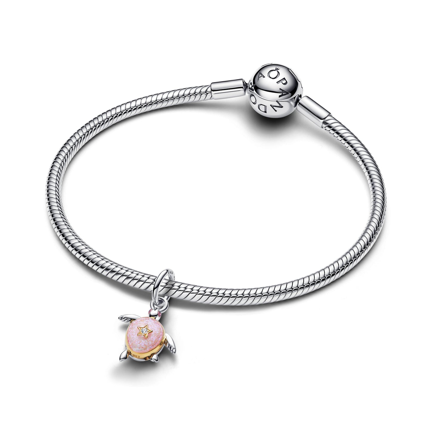 2026 Pink Sea Turtle Lab-grown Diamond Dangle Charm Premium Fashion Jewelry Gift Collection