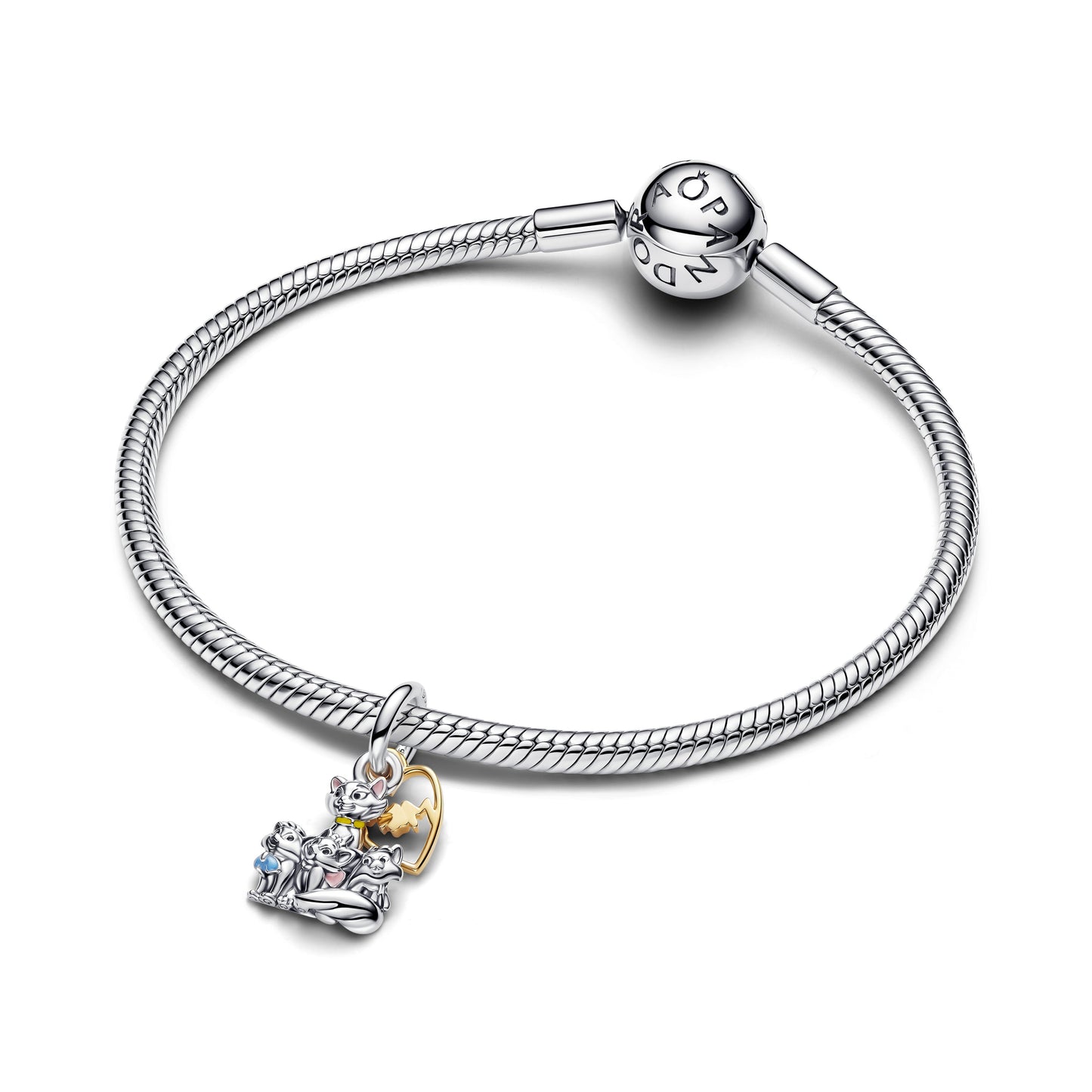 Disney Aristocats Duchess & Kittens Dangle Charm Premium Fashion Jewelry Gift Collection
