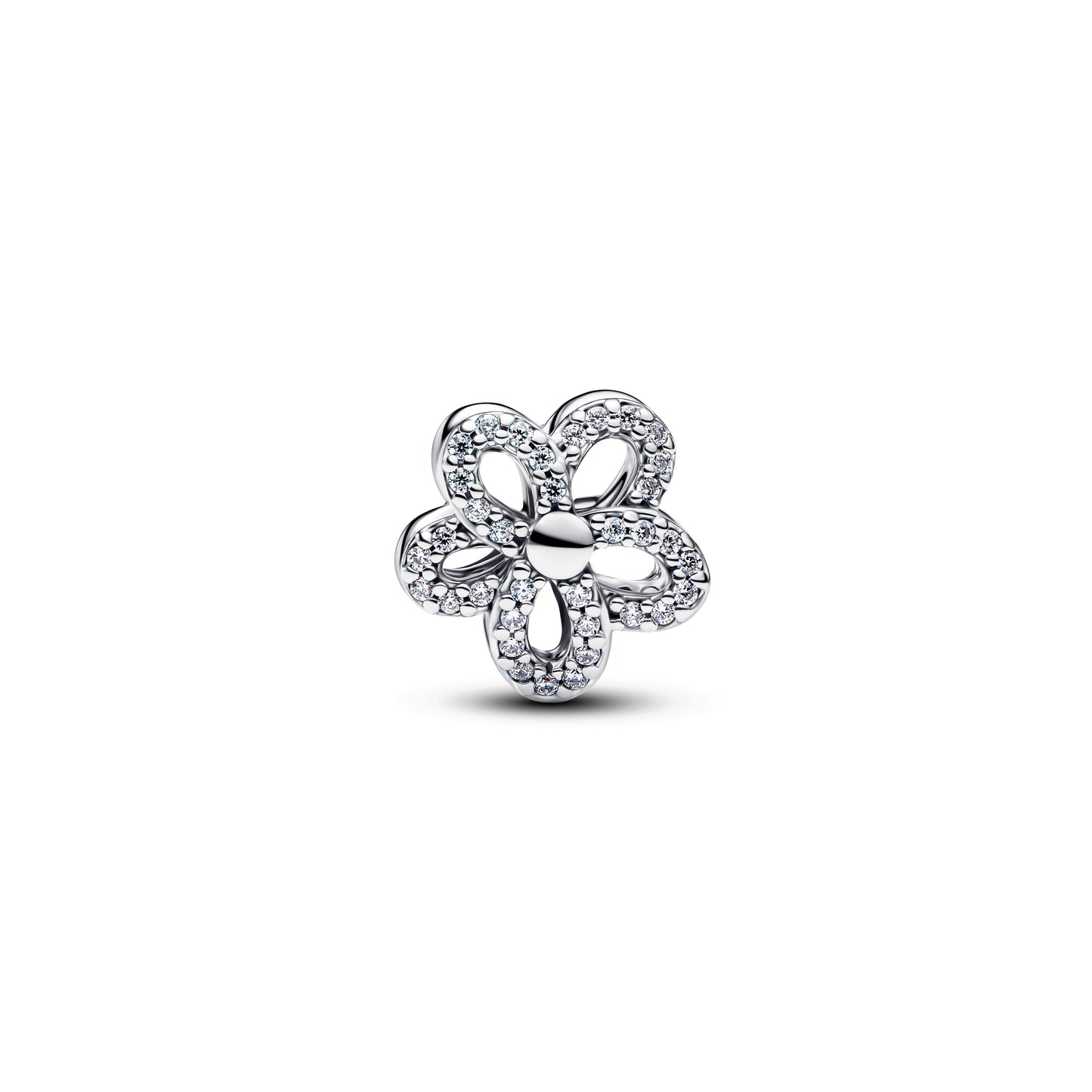 Pavé Flower Openwork Charm Premium Fashion Jewelry Gift Collection
