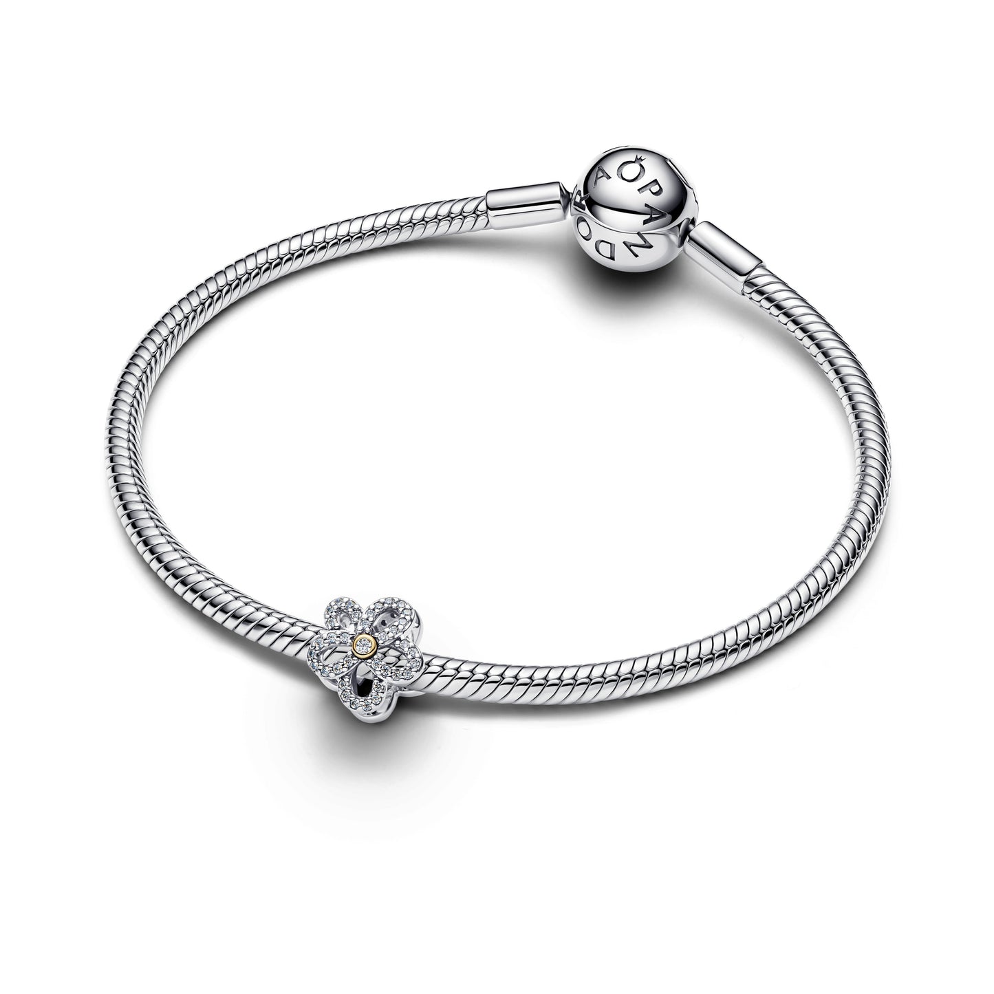 Pavé Flower Openwork Charm Premium Fashion Jewelry Gift Collection