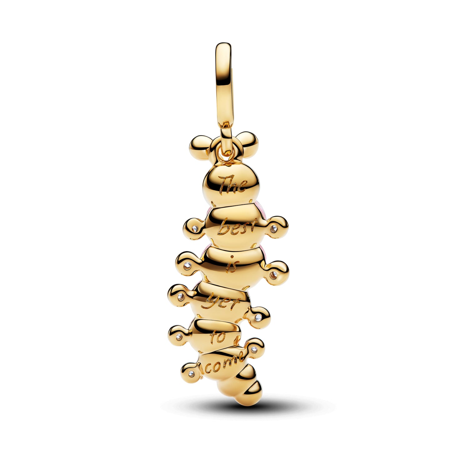 Pink Caterpillar Charm Premium Fashion Jewelry Gift Collection