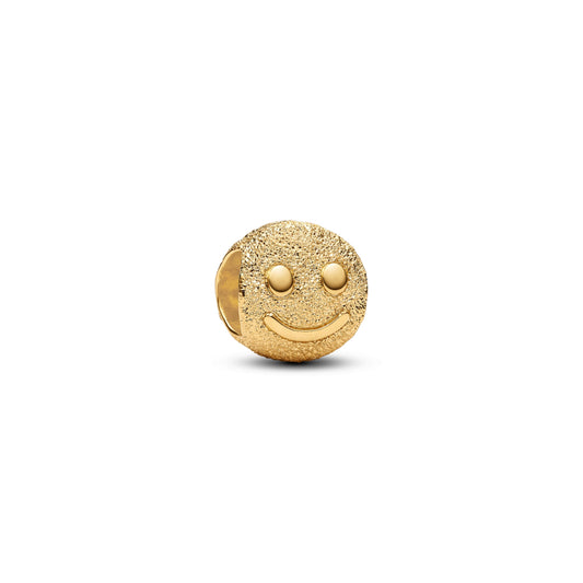 Textured Happy Face Mini Charm Premium Fashion Jewelry Gift Collection