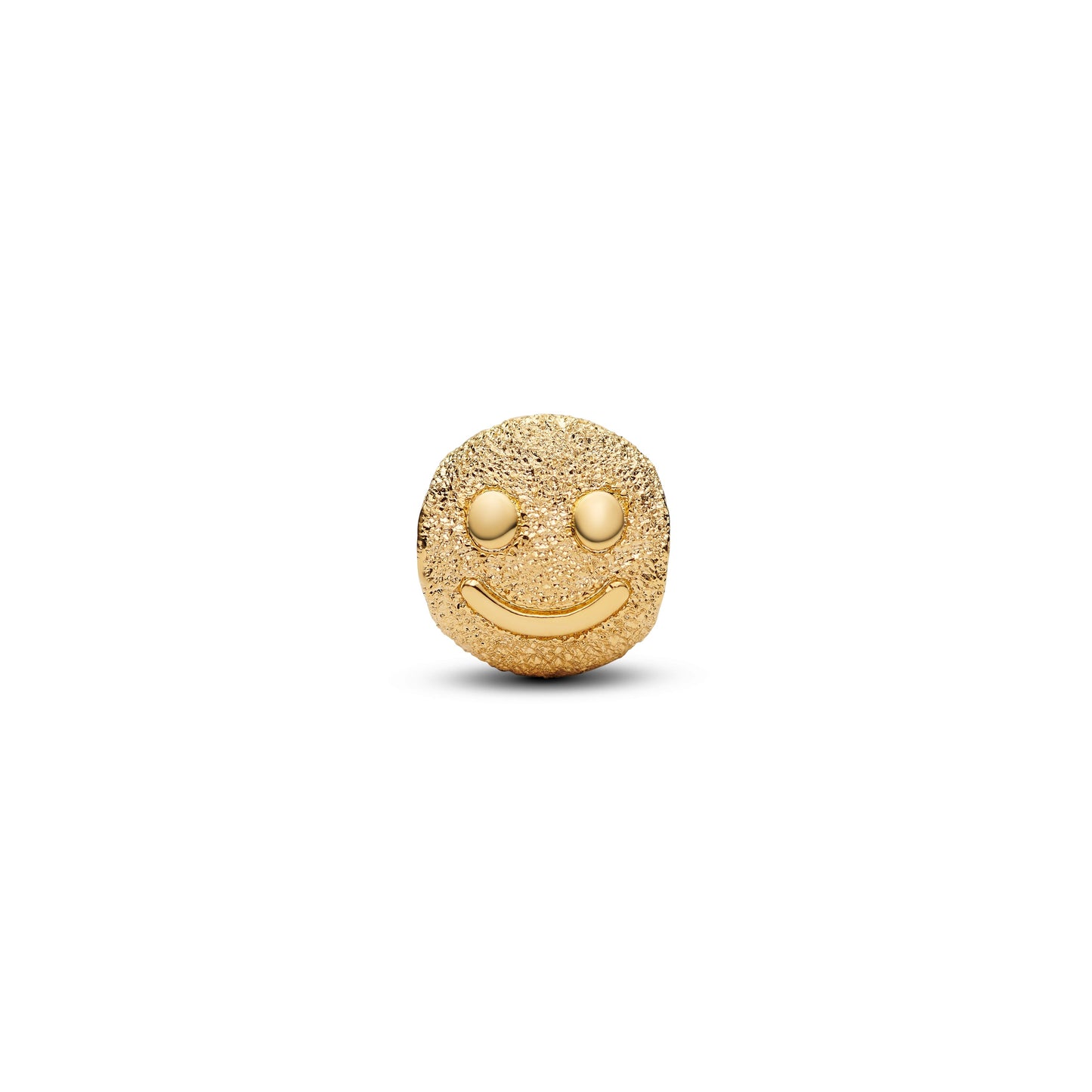 Textured Happy Face Mini Charm Premium Fashion Jewelry Gift Collection