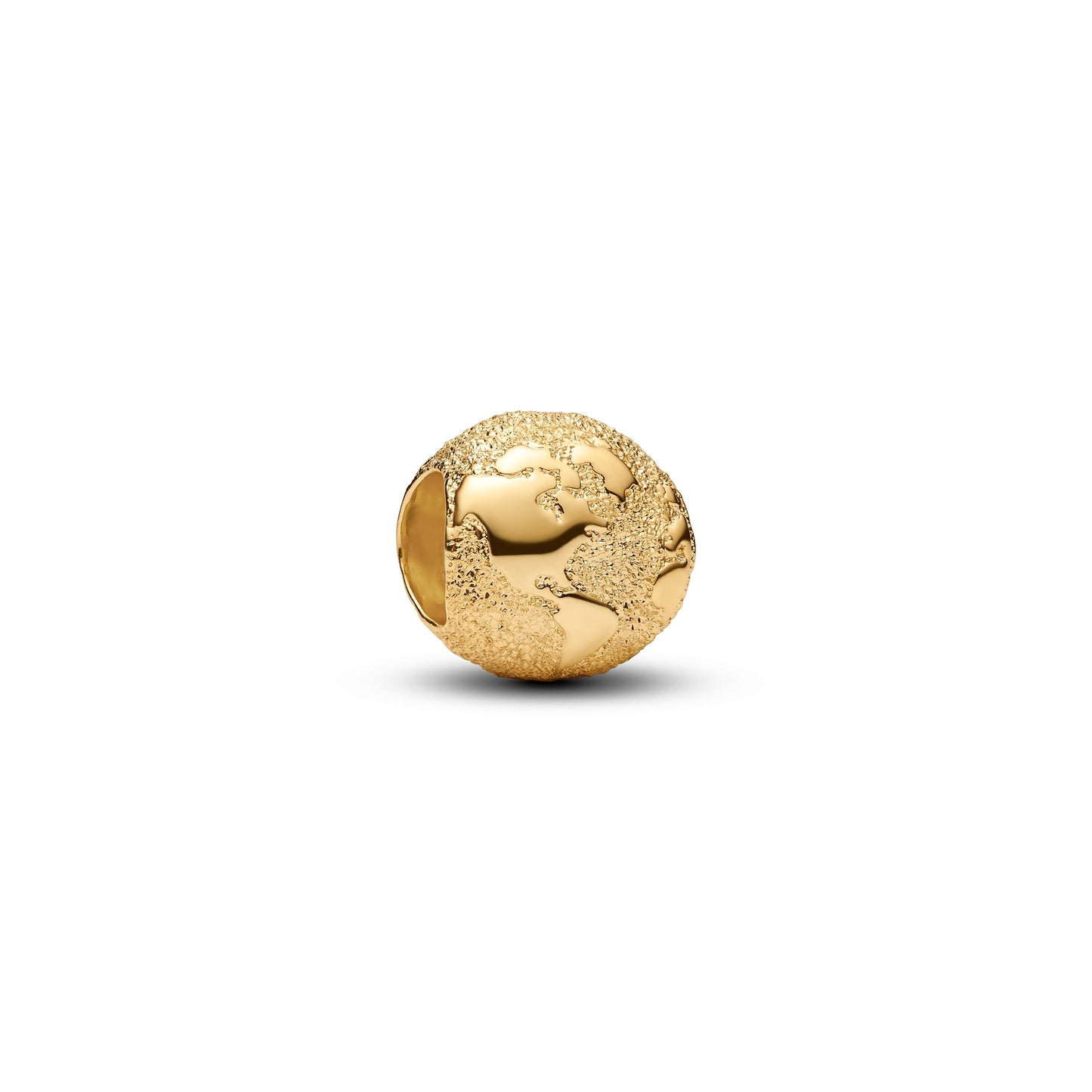 Textured Globe Mini Charm Premium Fashion Jewelry Gift Collection