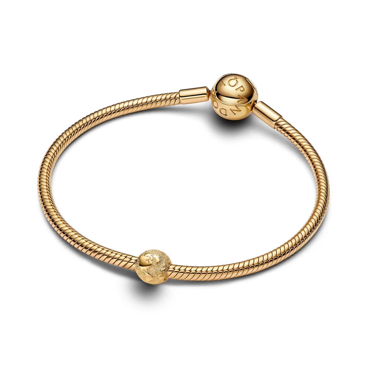 Textured Globe Mini Charm Premium Fashion Jewelry Gift Collection