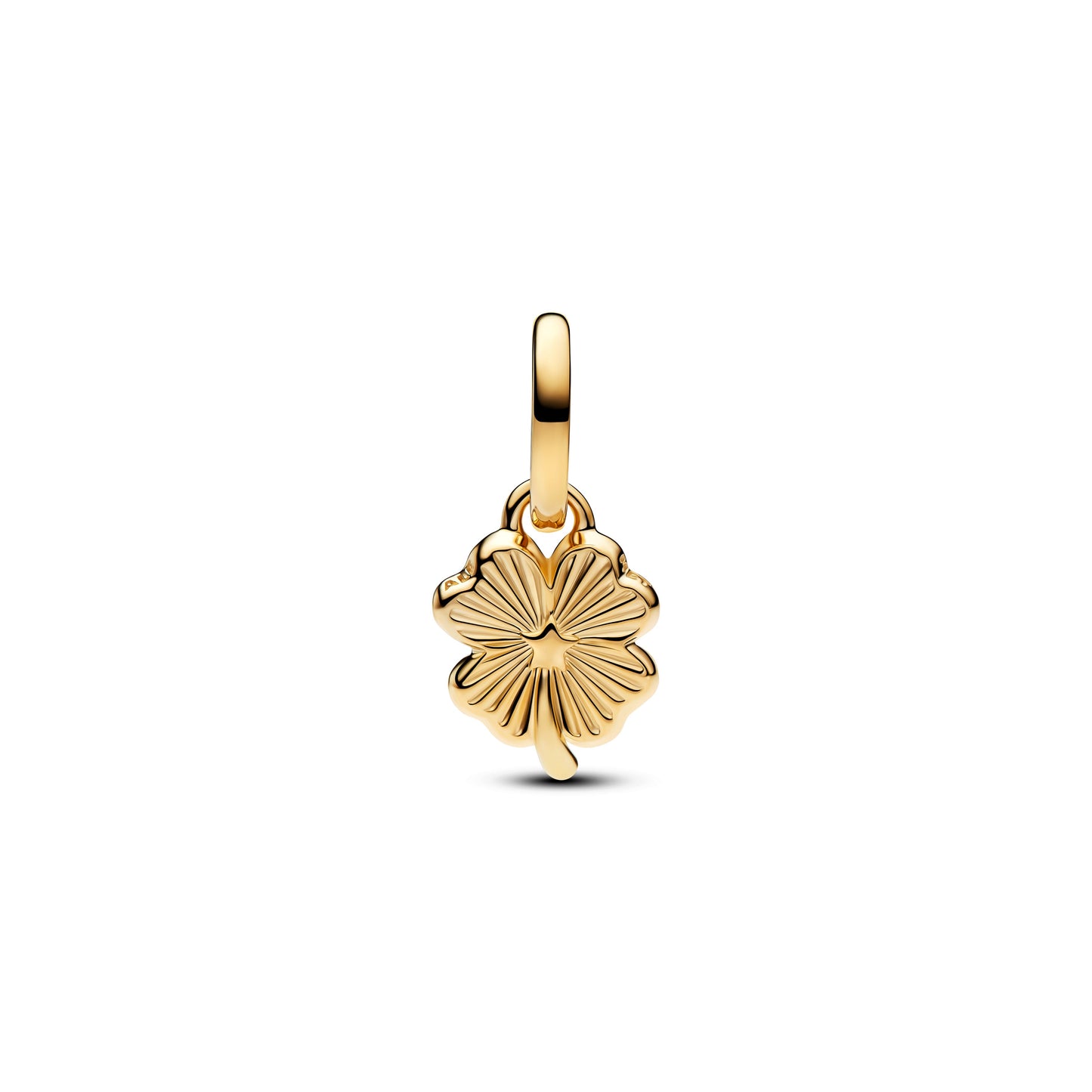 White Lucky Clover Dangle Charm Premium Fashion Jewelry Gift Collection