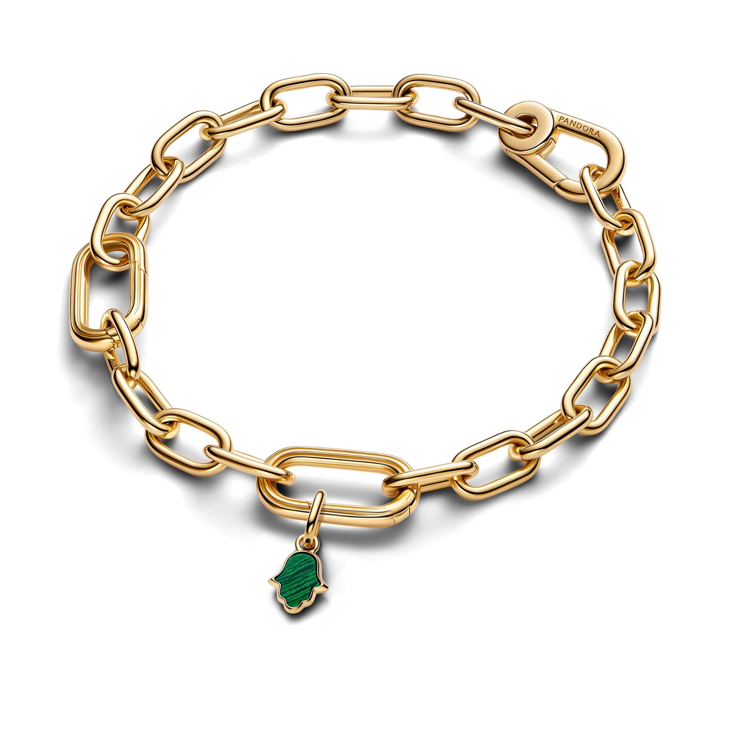 Green Hamsa Hand Mini Dangle Charm Premium Fashion Jewelry Gift Collection