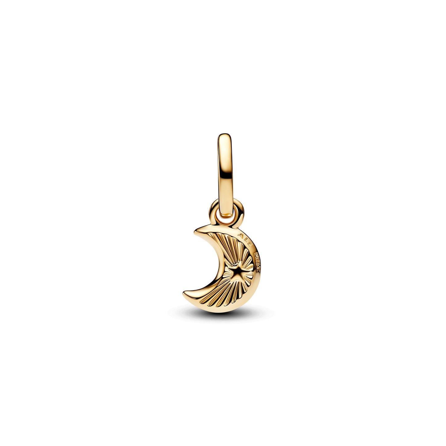 White Crescent Moon Mini Dangle Charm Premium Fashion Jewelry Gift Collection