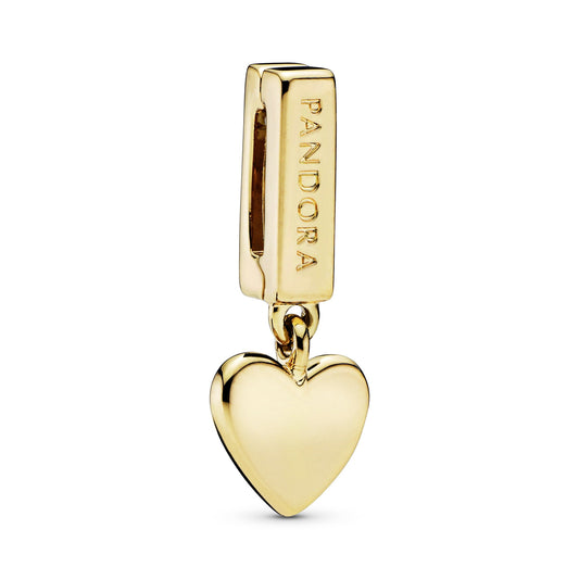 Pandora Reflexions Heart Dangle Clip Charm Premium Fashion Jewelry Gift Collection