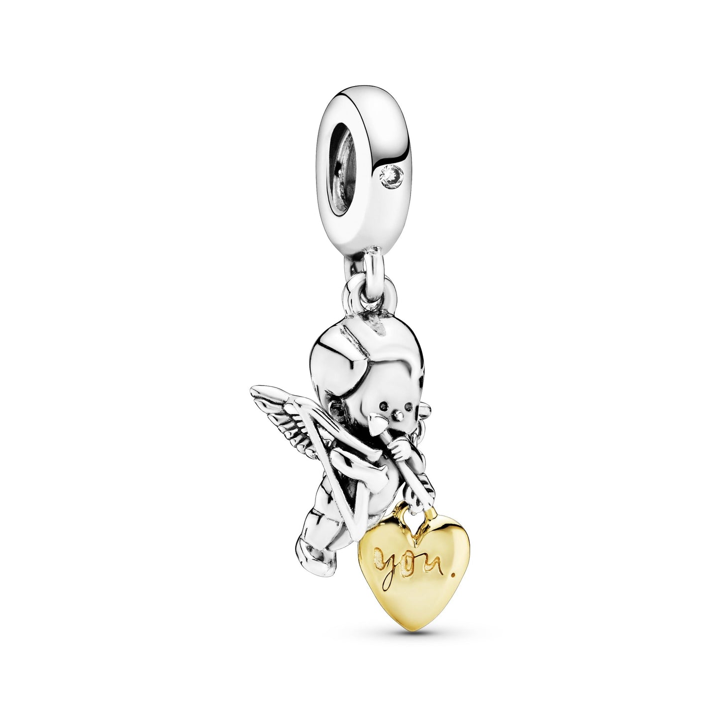 Cupid & You Heart Dangle Charm Premium Fashion Jewelry Gift Collection