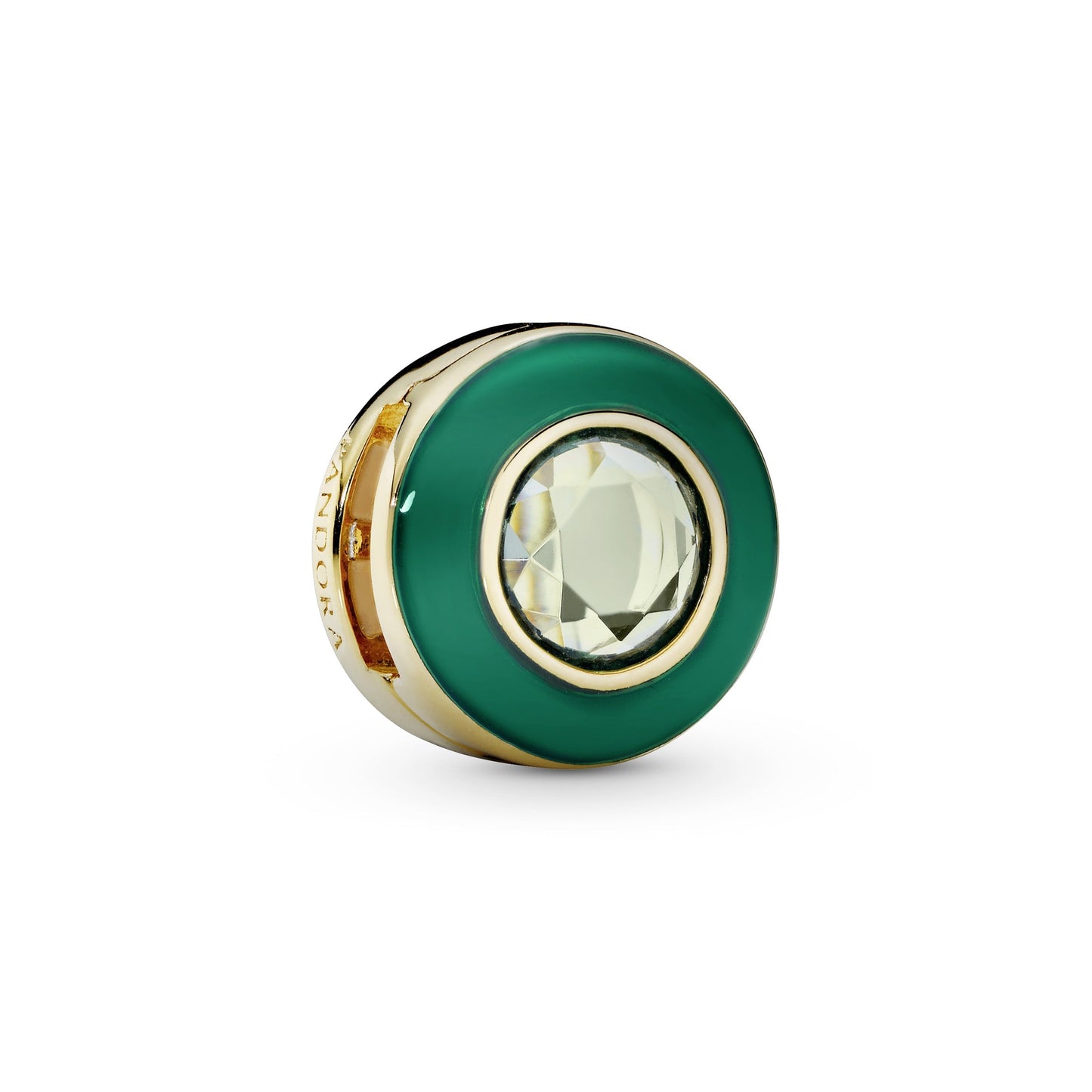 Green Circle Clip Charm Premium Fashion Jewelry Gift Collection