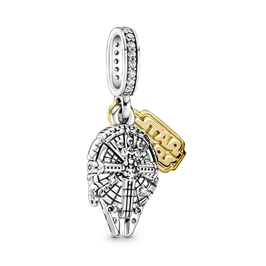 Star Wars Millennium Falcon Dangle Charm Premium Fashion Jewelry Gift Collection