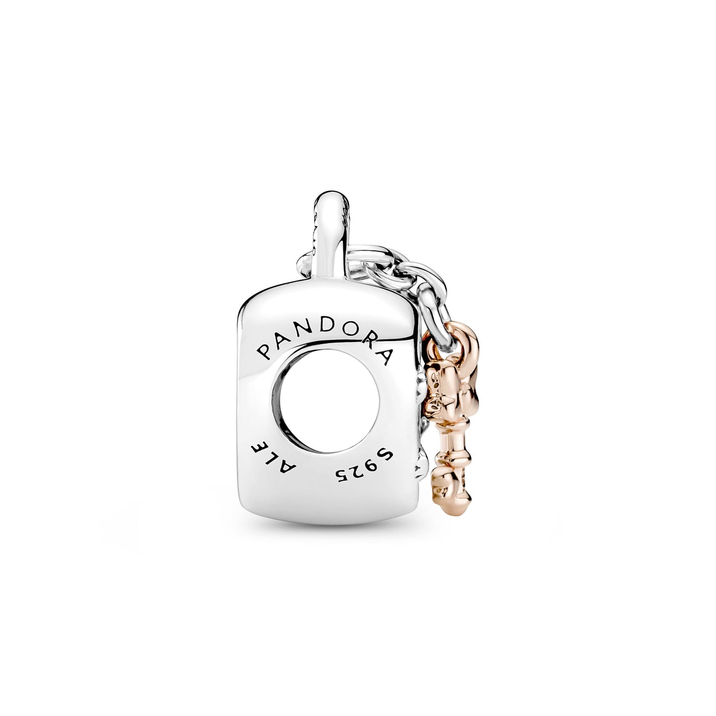 Disney Mickey Mouse & Minnie Mouse Padlock Charm Premium Fashion Jewelry Gift Collection