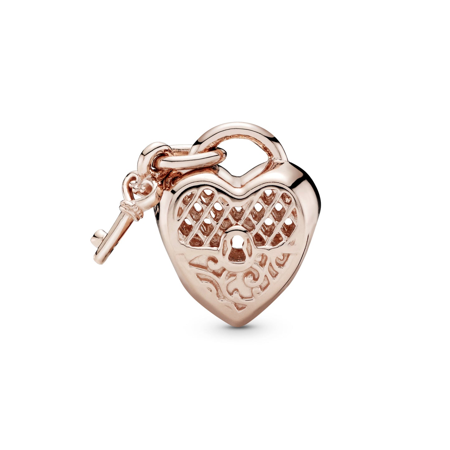 Love You Heart Padlock Charm Premium Fashion Jewelry Gift Collection